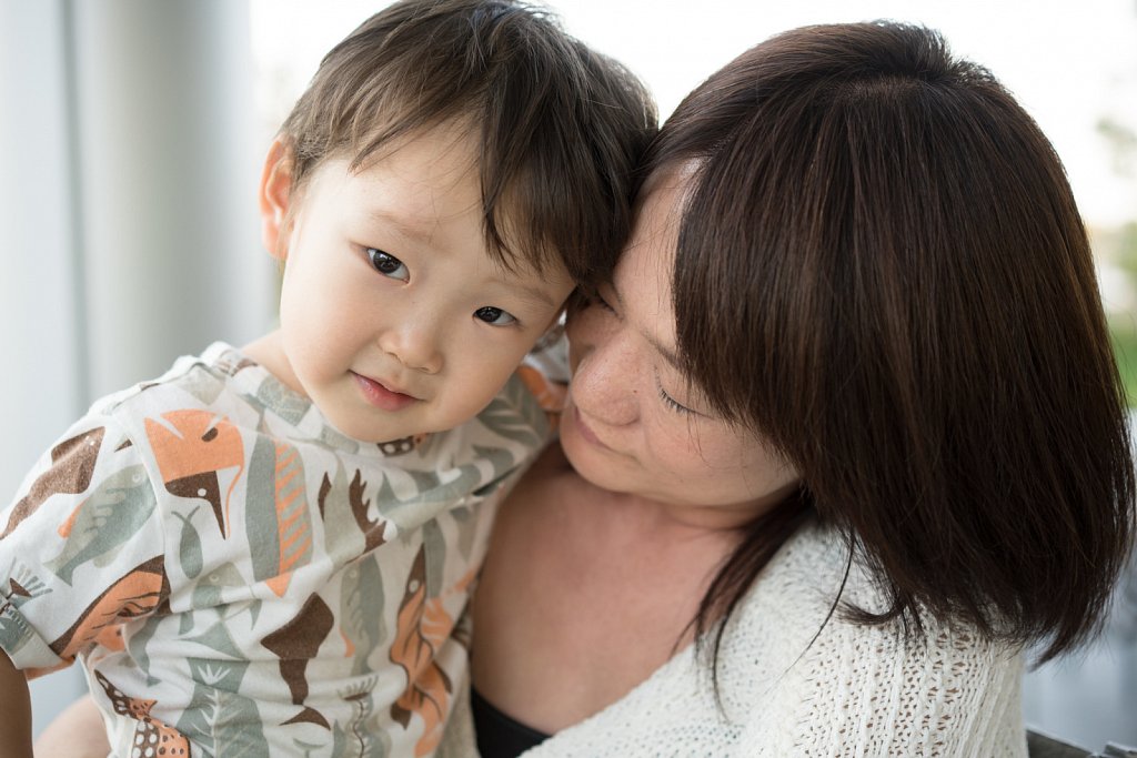 Ryusei loves his mama