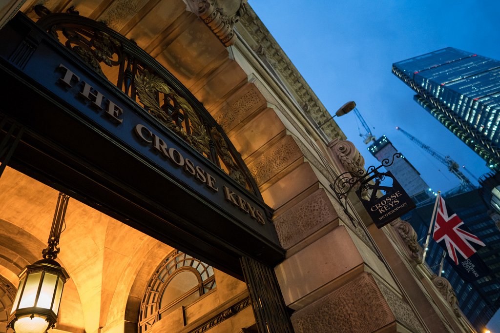 The Crosse Keys (the building was previously a bank)
