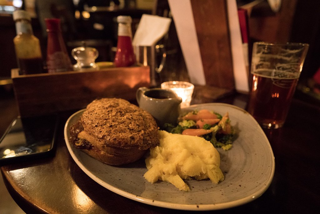 Steak pie at Williamson's Tavern