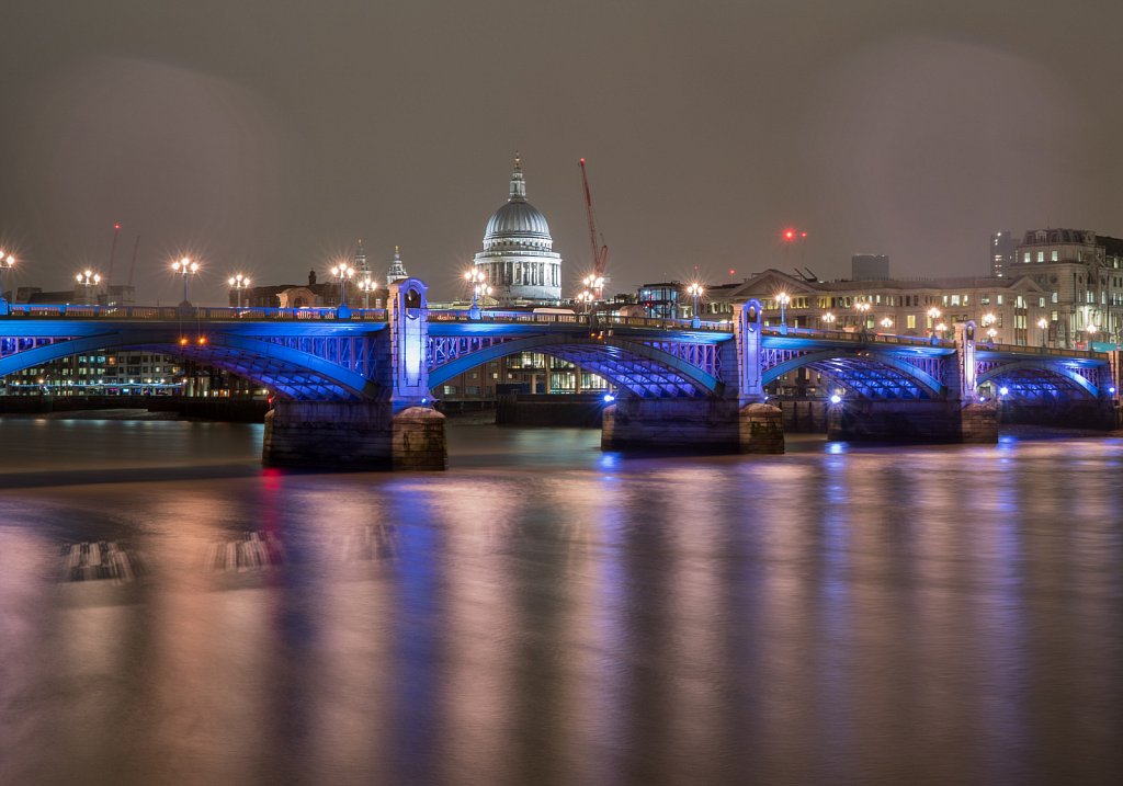 Across Southwark Bridge